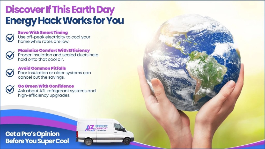 This is an image of hands holding a globe. The headline reads discover if this earth energy hack works for you.