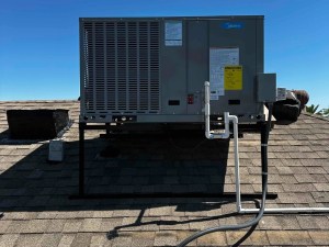 Commercial rooftop package HVAC unit installed by AZ Perfect Comfort