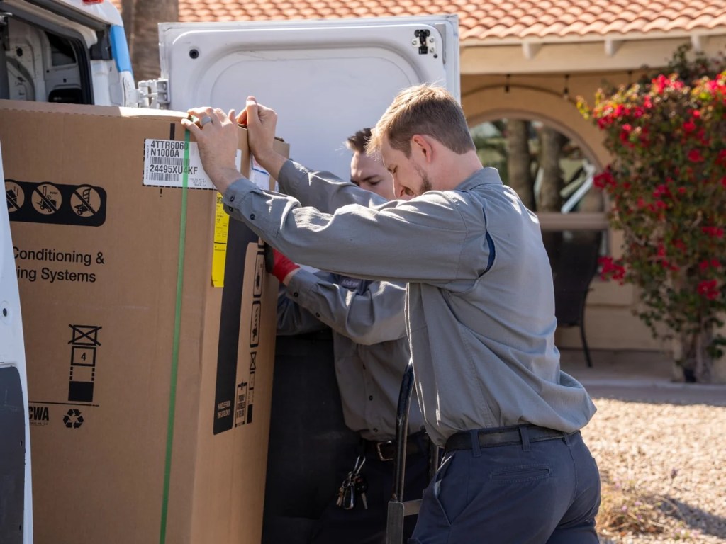 AZ Perfect Comfort installing residential heating equipment