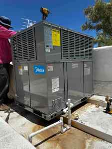 3-Ton Midea MRD Heat Pump System Installation in Carefree — June 2026