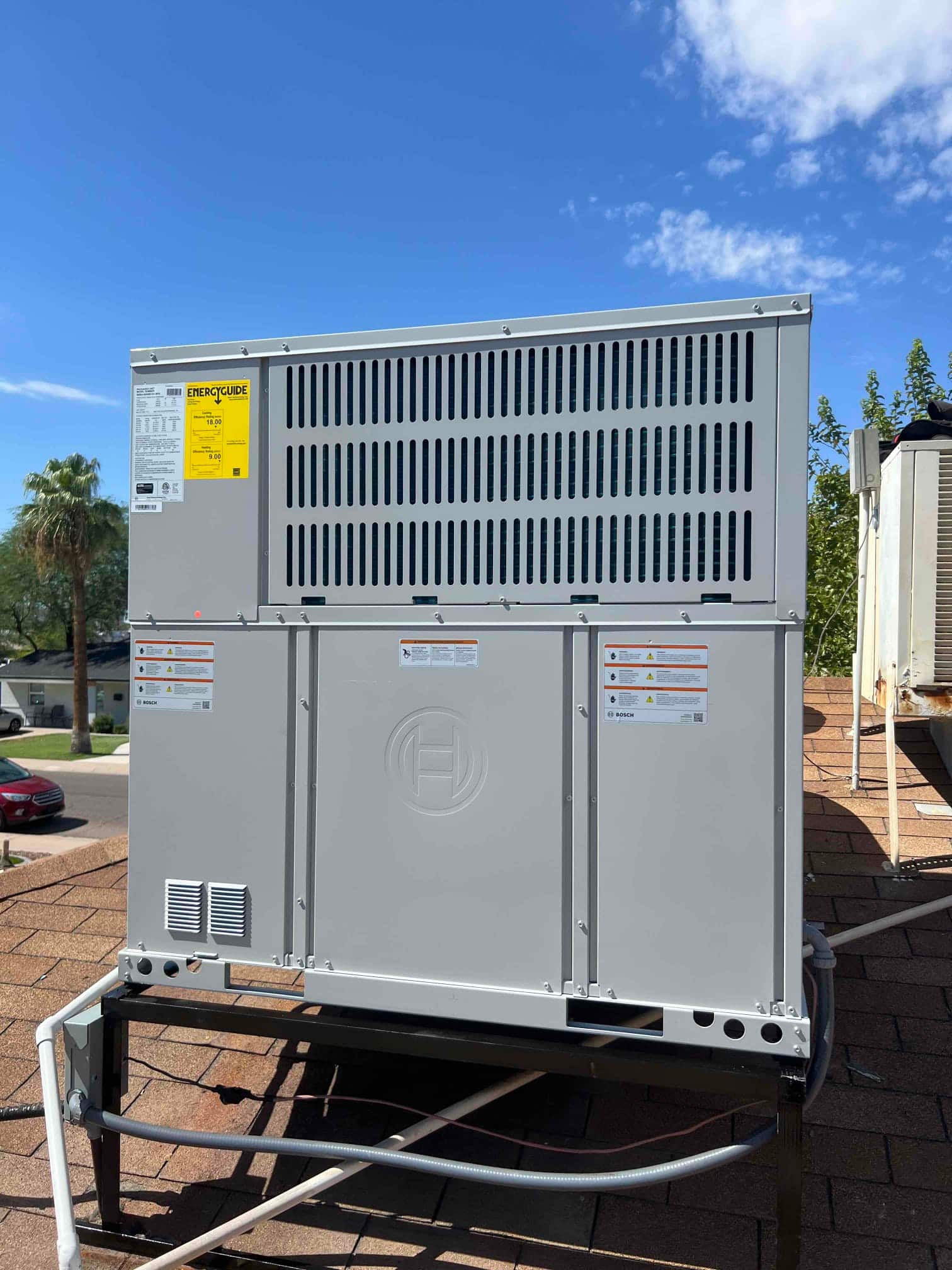 5-Ton Packaged Heat Pump System Installation in Midtown Phoenix — August 2024