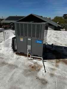 5-Ton Midea MRD Heat Pump System Installation in North Central Phoenix — February 2026