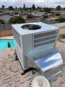 5-Ton Packaged Heat Pump System Installation in North Phoenix — April 2025