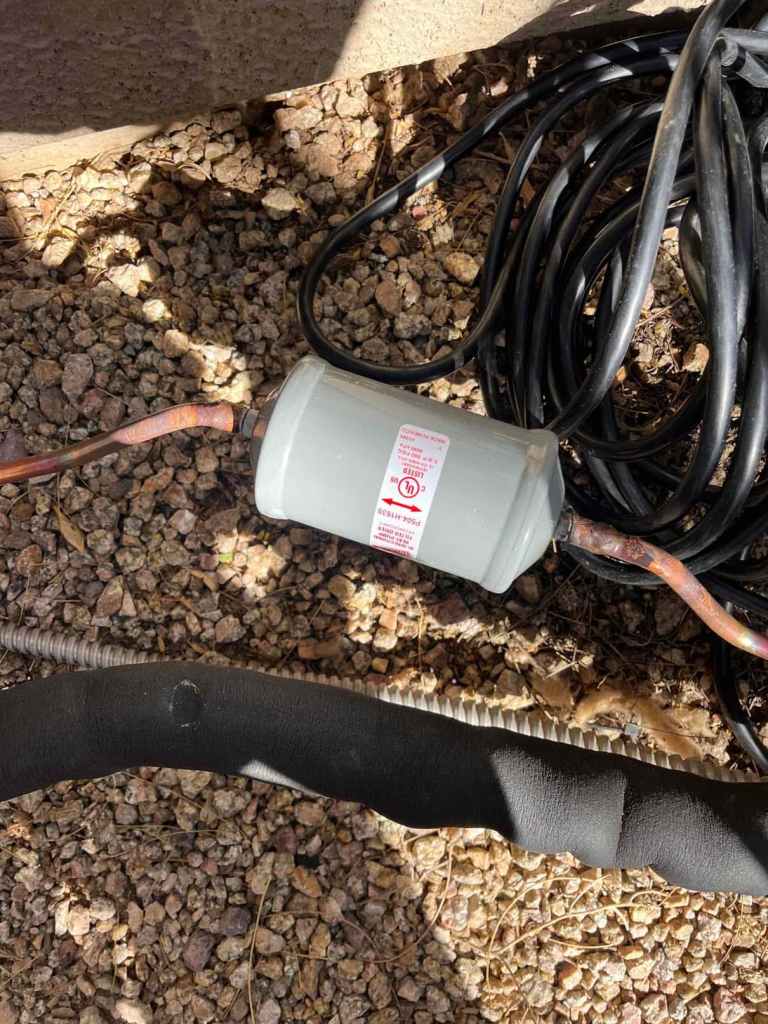 Suction Line Leak Repair and Recharge in Phoenix — December 2023