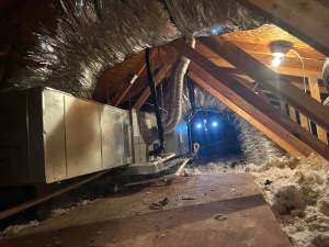 3.5-Ton Horizontal Attic Split System Installation in Surprise — September 2026