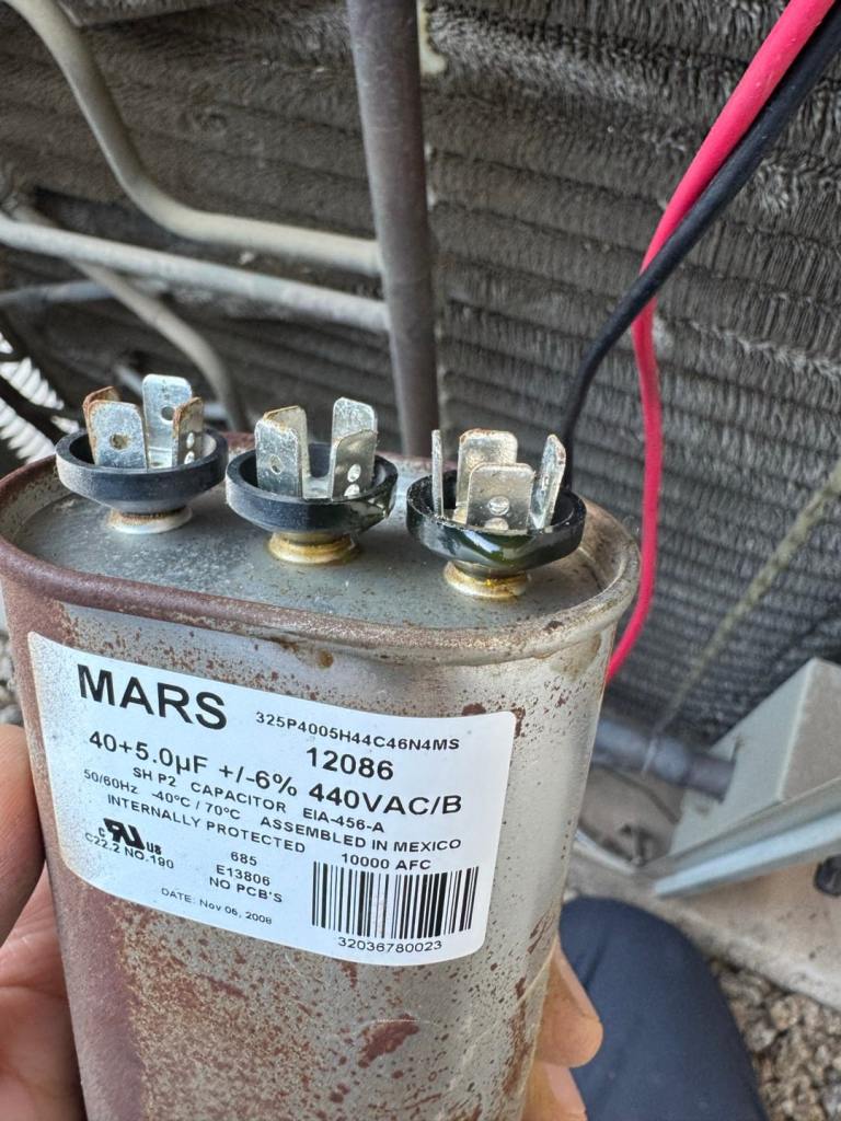 Dual Run Capacitor Replacement in Glendale — July 2025