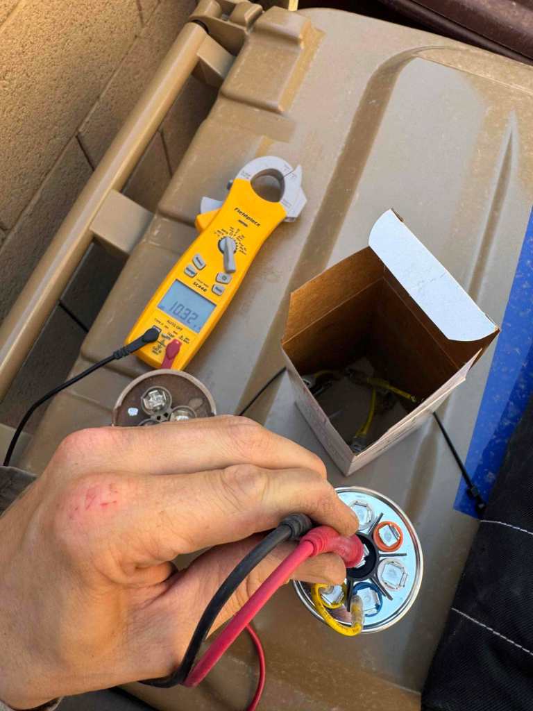 Dual Run Capacitor Replacement in Peoria — August 2025