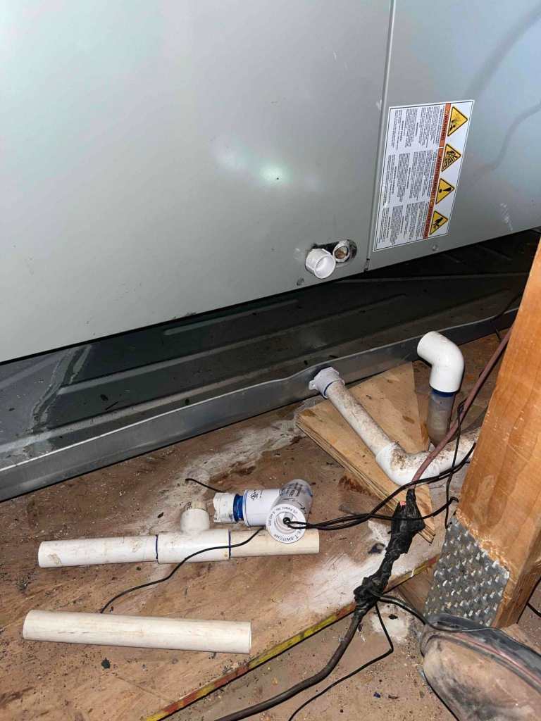 Condensate Drain Line Repair and Safety Switch Installation in Peoria — July 2024