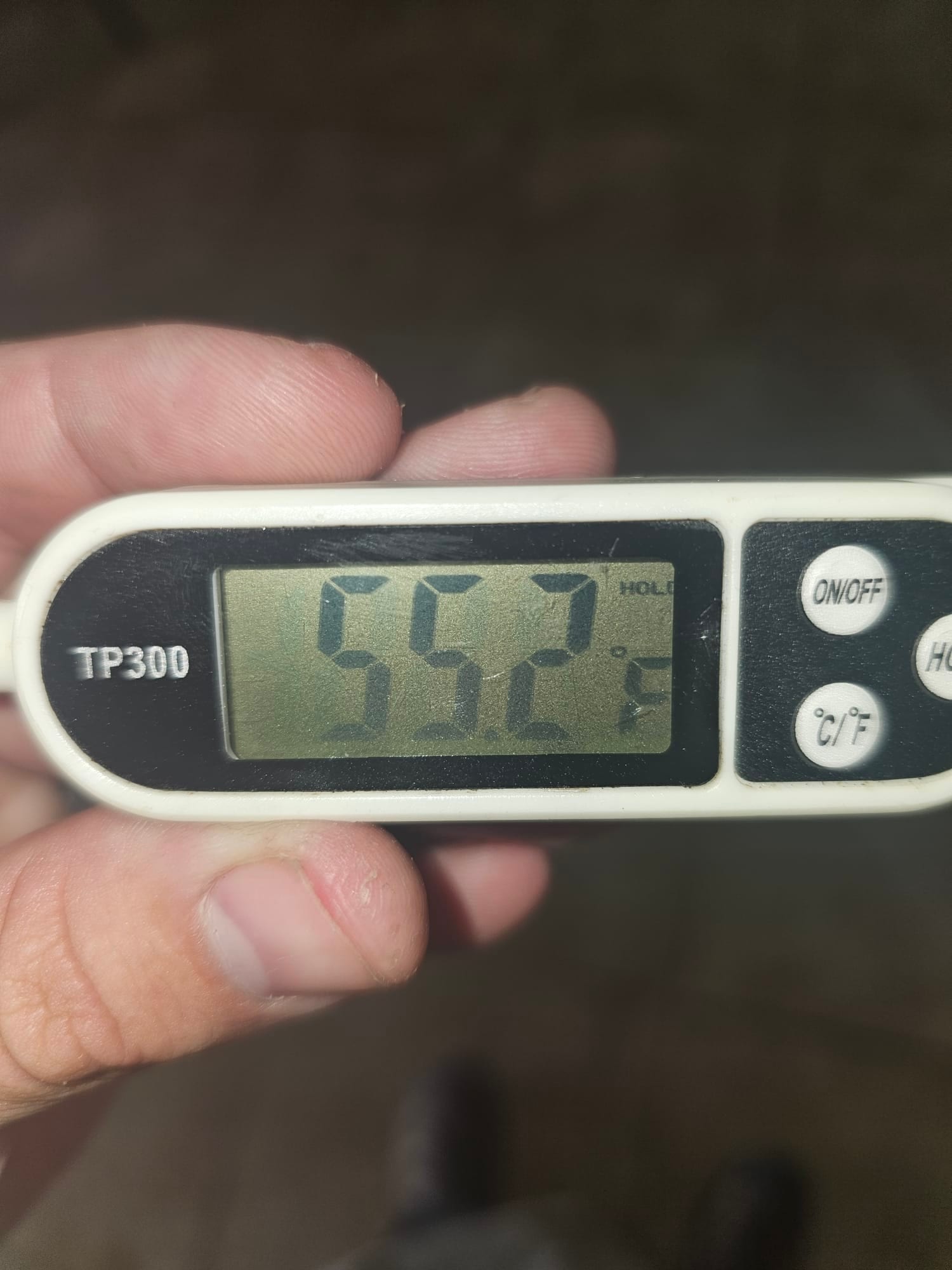 Diagnostic instrument display shows 55.2 °F.