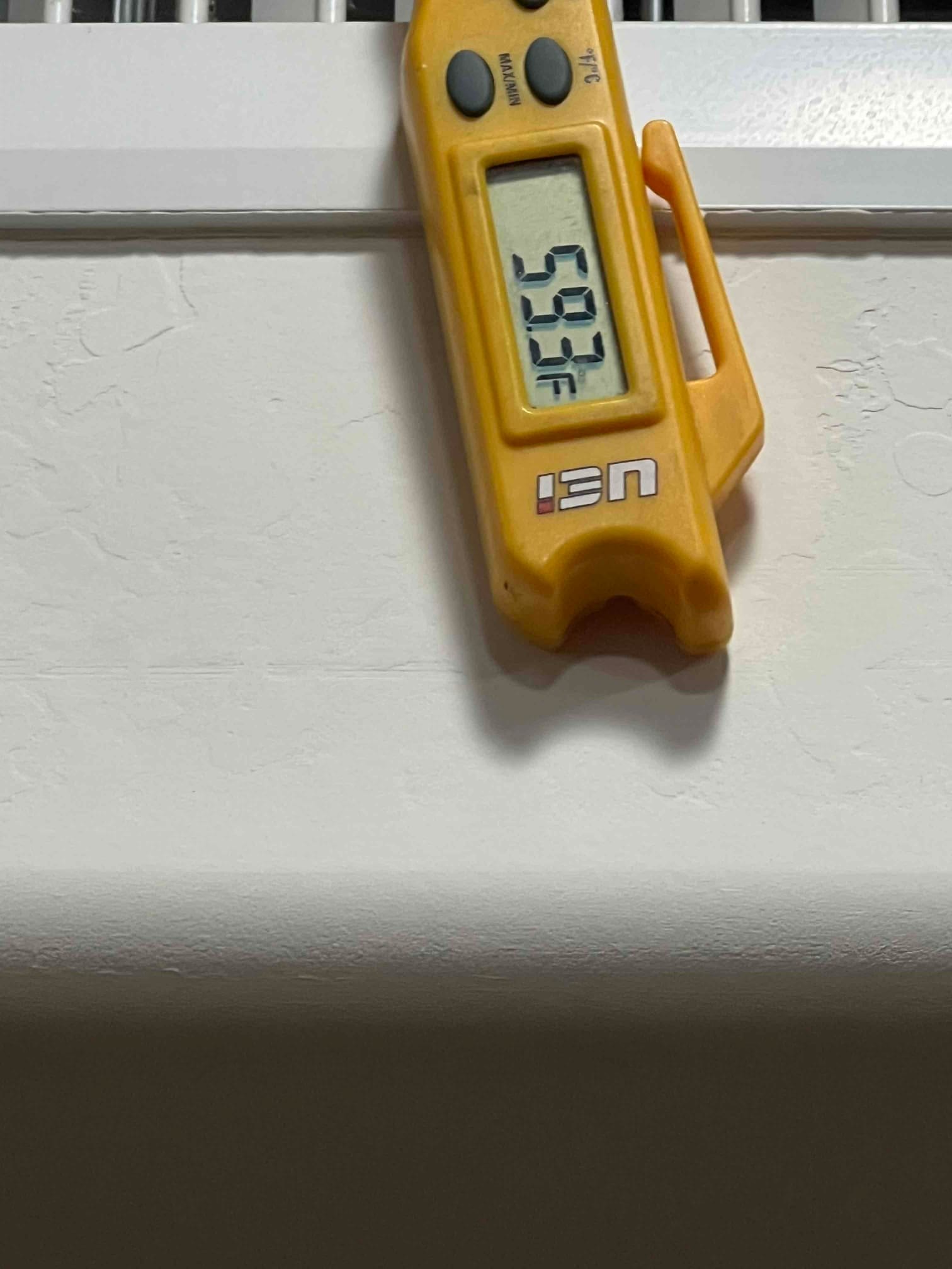Diagnostic instrument display shows 59.3 °F.